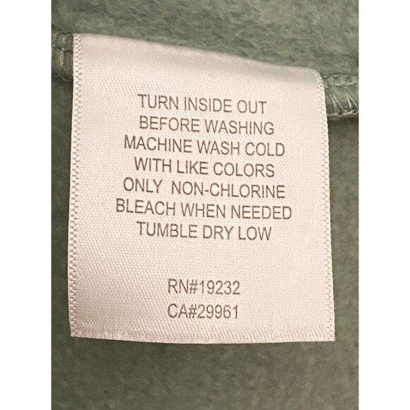 ALFRED DUNNER Women's 16 Green Fleece Jacket Full Zip Embroidered Floral Beaded - Picture 7 of 9